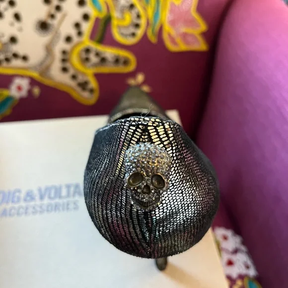 Zadig & Voltaire Gold Shoes Size 39 Women’s 9 - Picture 6 of 13